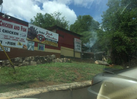 Caribbean Chicken Fish outside