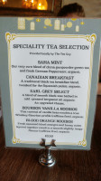 Saha Eatery menu