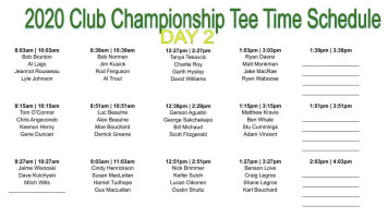 Sioux Lookout Golf and Curling Club menu