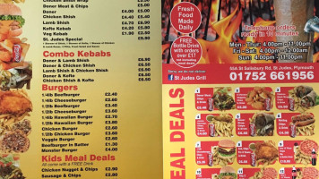 Caribbean Quizine menu