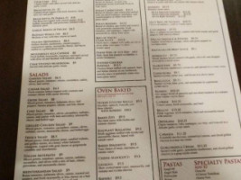 Sorrento Pizzeria Italian menu