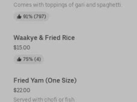 Taste Of India menu