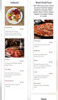Mancy's Italian menu