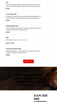 S.a.m. Que menu
