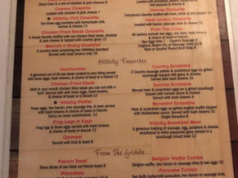 Hillbillies menu