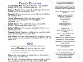 Murphy's Seafood menu