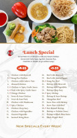 Oriental Chinese Cuisine menu