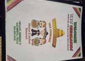 Tres Hermanos Mexican And Seafood menu