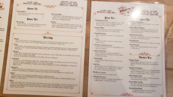Bainbridge Apothecary And Tea Shop menu