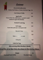 Keller Tavern menu