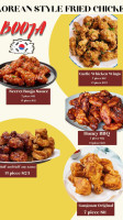 Booja Korean Wings Cafe menu