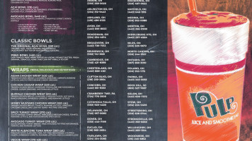 Pulp Juice And Smoothie menu
