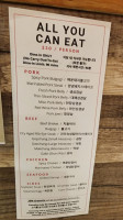 Meat Project Best All You Can Eat Bbq Centreville Va menu