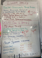 The Majestyk menu