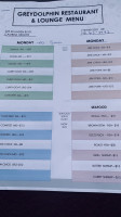 Osteria 545 menu