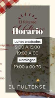Sanford's menu