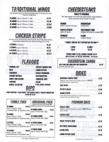 Philly's Cheesesteaks Wings menu