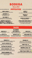 Vegan Nova menu
