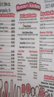 Sno-bros menu