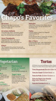 Chapos Tequilas Grill menu