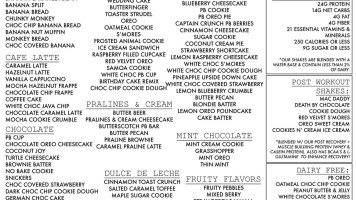 White Castle menu