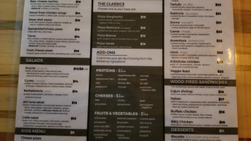Lake Tahoe Aleworx Stateline menu