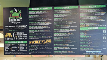 Cheba Hut Toasted Subs menu