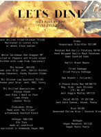 The Kitchen Jerk menu
