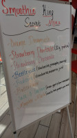 Smoothie King menu