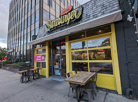 Dunkin' outside