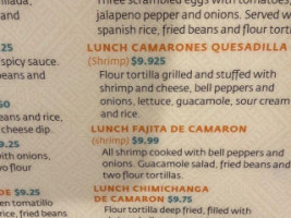 Rey Azteca Of Warminster menu