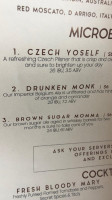 Courthouse Pub menu