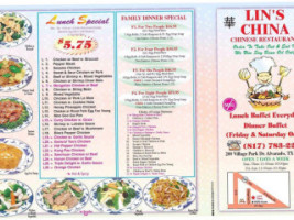 Lins China food