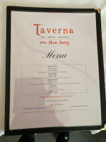 Taverna On The Bay menu