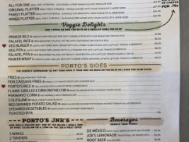 The Port Of Peri Peri menu