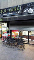 Sushi On The Fly Cuisine, Beer Garden Sports outside