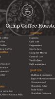 Camp Coffee Roasters Cafe menu