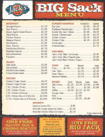 3rd Street Tavern menu