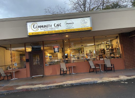 Springreens At Community Cafe outside
