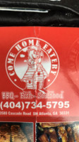 Come Home Eatery (located Inside The Shell Gas Station) menu