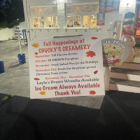Chucky's Creamery menu