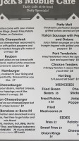 J&k's Cafe menu