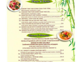 Phovana menu