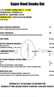 Cracked Egg Catering Co menu