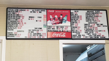 Subway menu