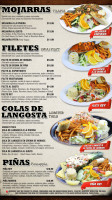 Mariscos La Riviera Nayarit menu