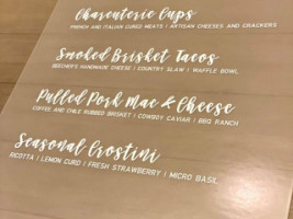 The Vault Catering menu