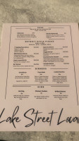 Lake Street Local menu