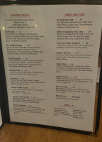 Tiffany's At The Stables menu