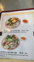 Banh Cuon Phuong Nga menu